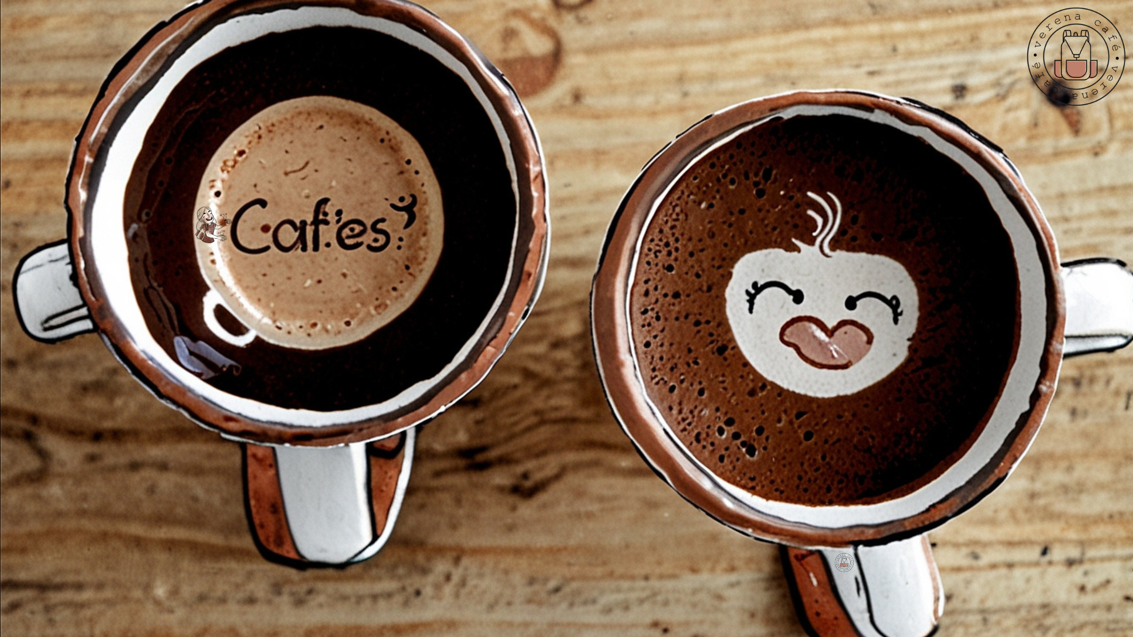 Cinco tipos de pessoas que amam café, representando diferentes perfis de apaixonados pela bebida.